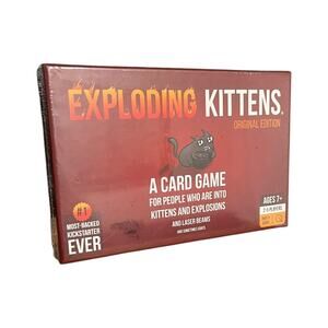 EXPLODING KITTENS - Original Edition Card Game - Family Friendly & Fun